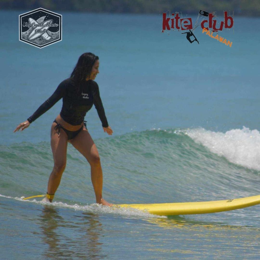 Surf And Skate Duli El Nido By Kiteclub Palawan Hostel Luaran gambar