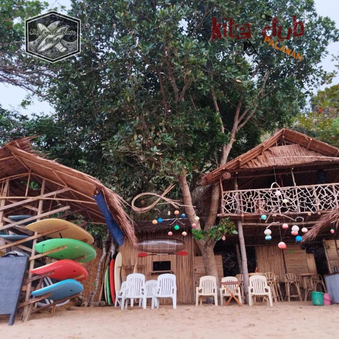 Surf And Skate Duli El Nido By Kiteclub Palawan Hostel Luaran gambar