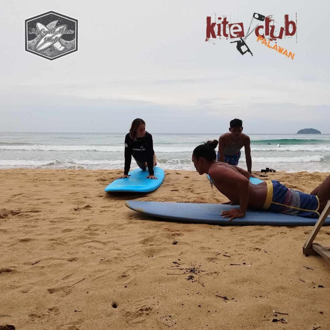 Surf And Skate Duli El Nido By Kiteclub Palawan Hostel Luaran gambar